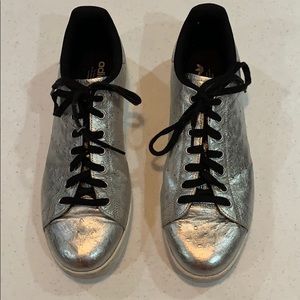 Silver Adidas Stan Smith